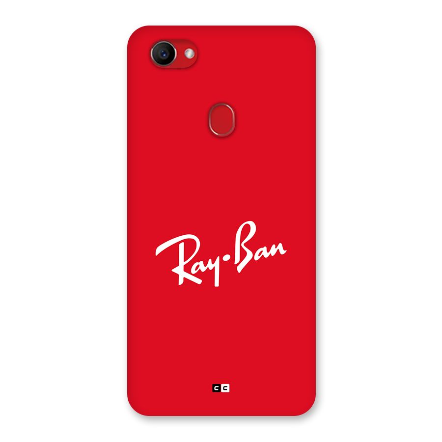 Luxury Red Back Case for Oppo F7