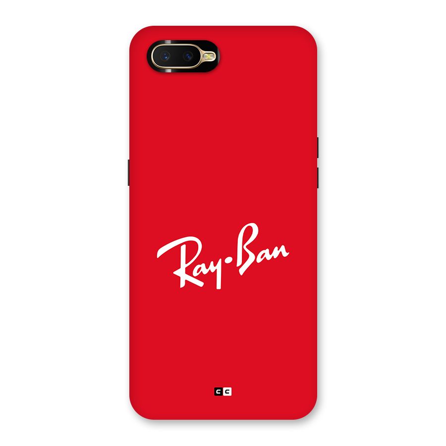 Luxury Red Back Case for Oppo K1