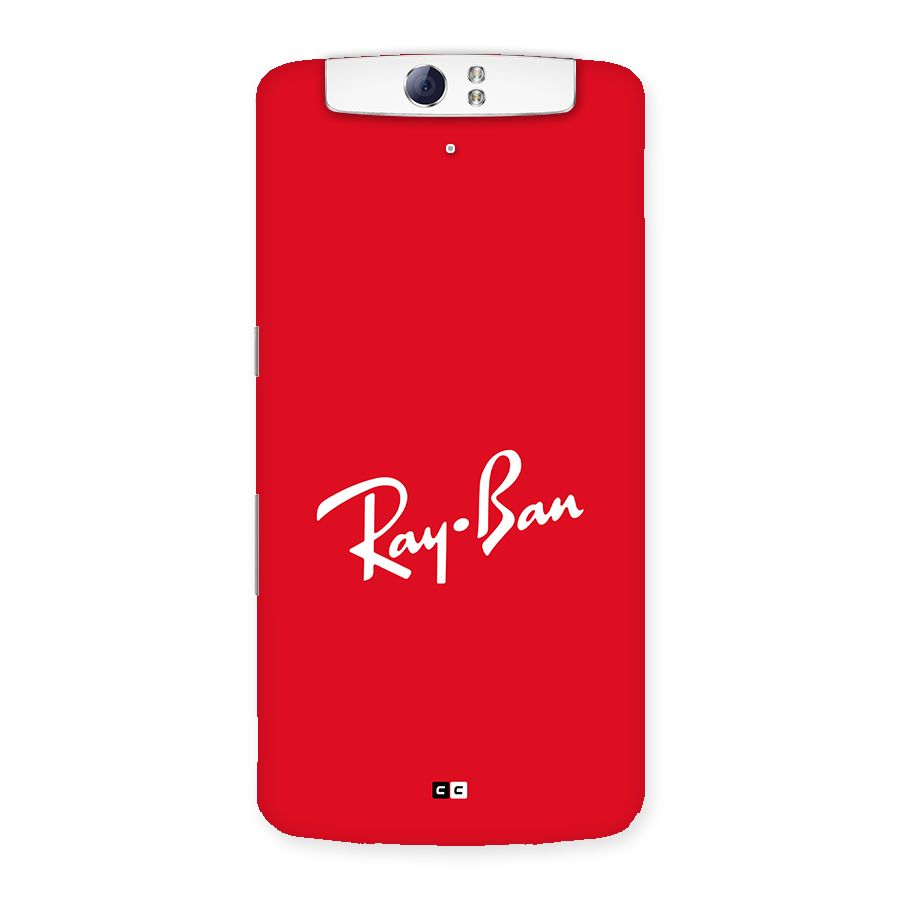 Luxury Red Back Case for Oppo N1
