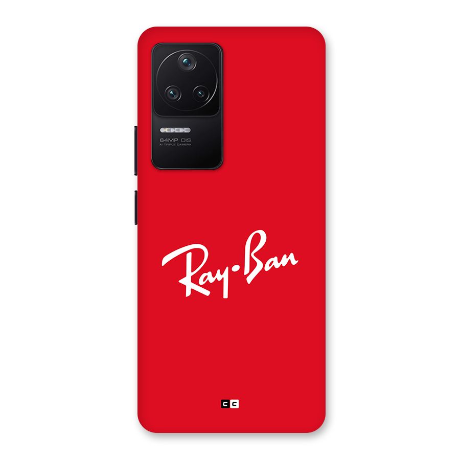 Luxury Red Back Case for Poco F4 5G
