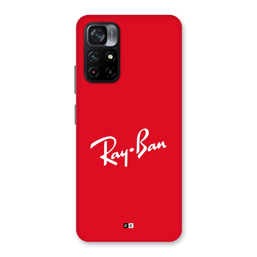 Luxury Red Back Case for Poco M4 Pro 5G