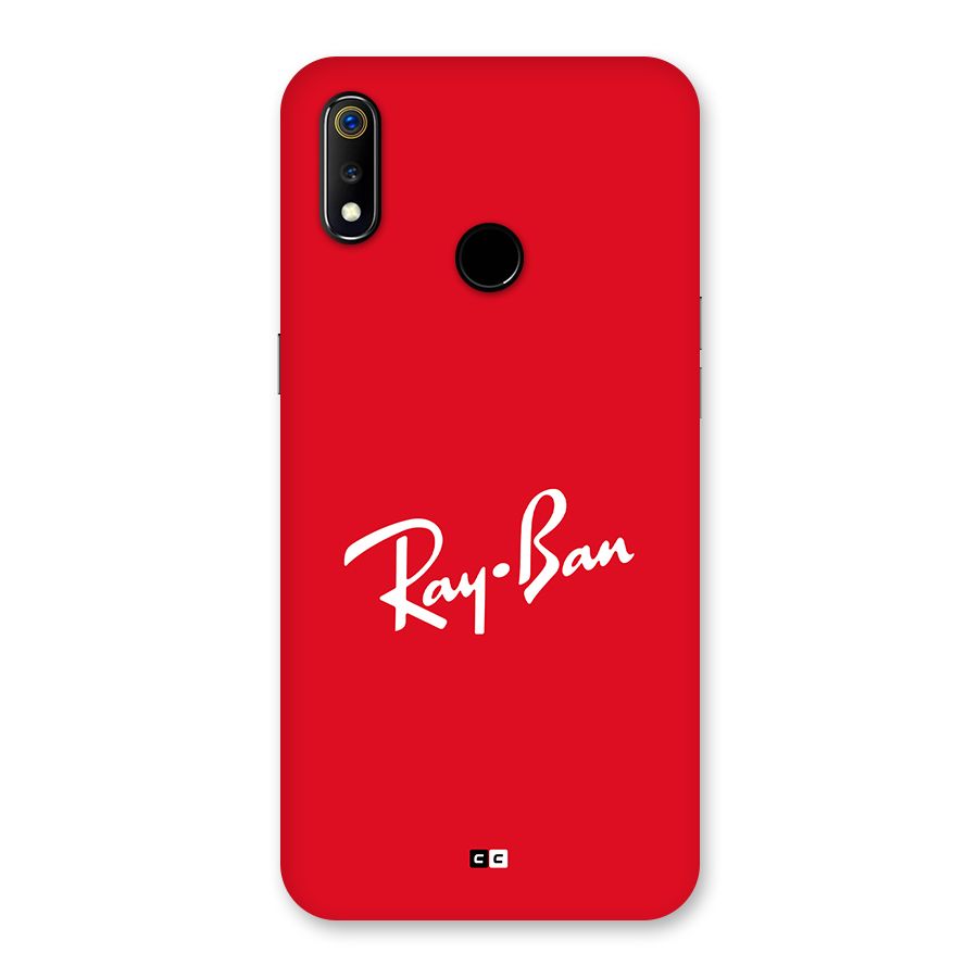 Luxury Red Back Case for Realme 3
