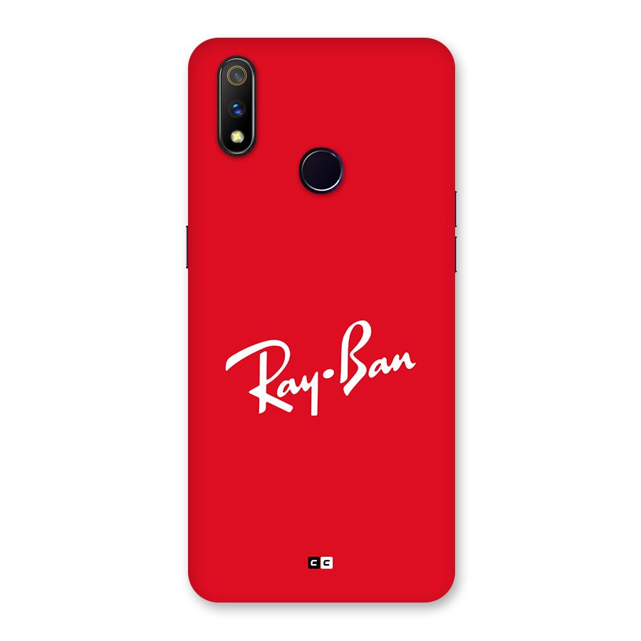 Luxury Red Back Case for Realme 3 Pro
