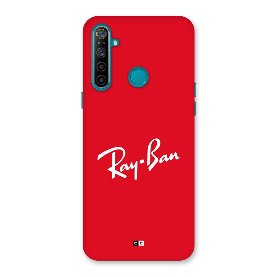 Luxury Red Back Case for Realme 5i
