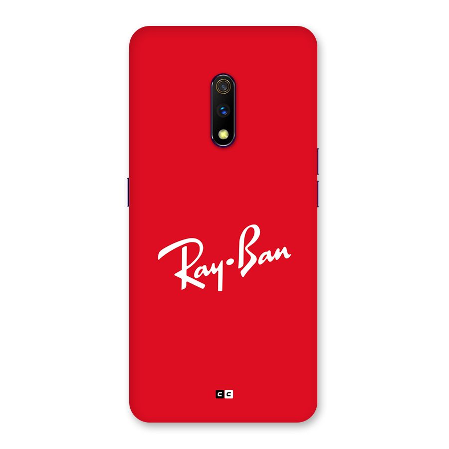 Luxury Red Back Case for Realme X