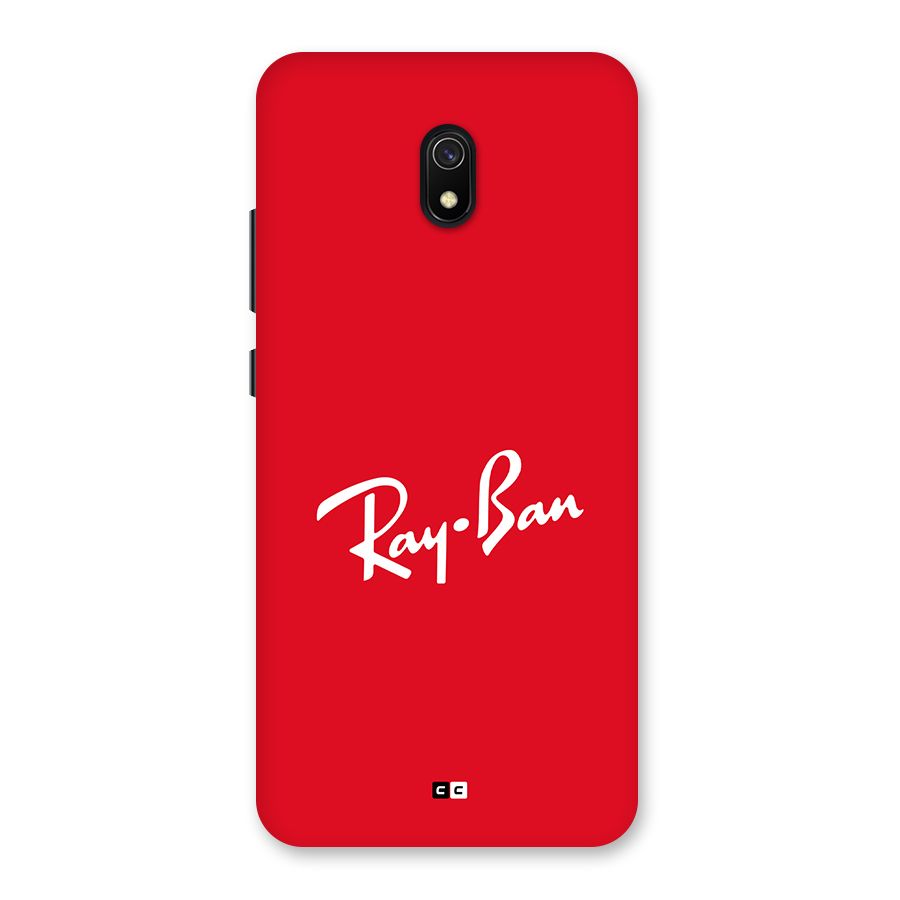 Luxury Red Back Case for Redmi 8A