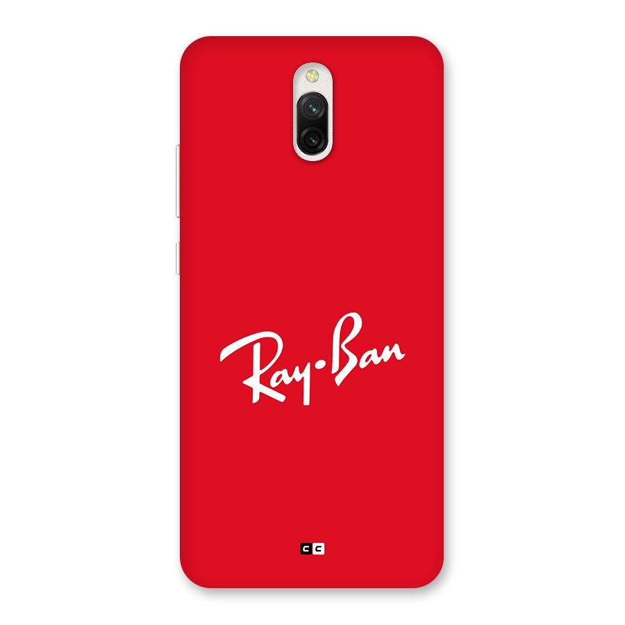 Luxury Red Back Case for Redmi 8A Dual