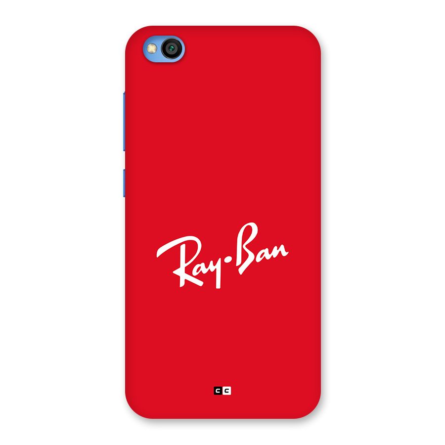 Luxury Red Back Case for Redmi Go