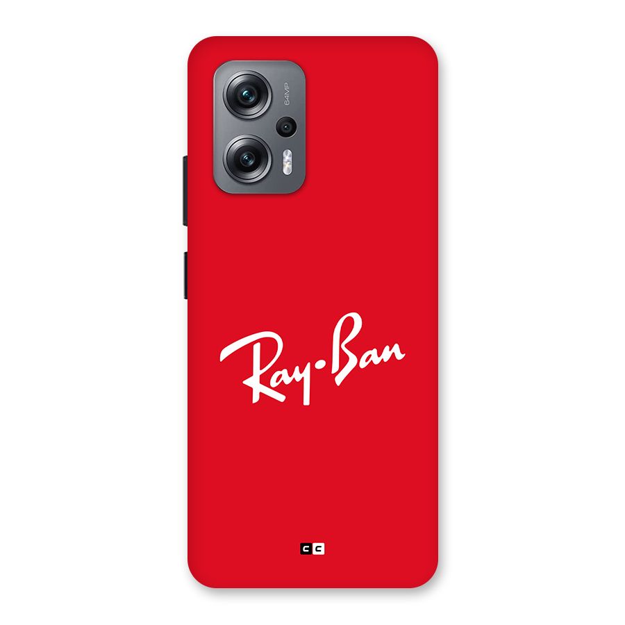 Luxury Red Back Case for Redmi K50i