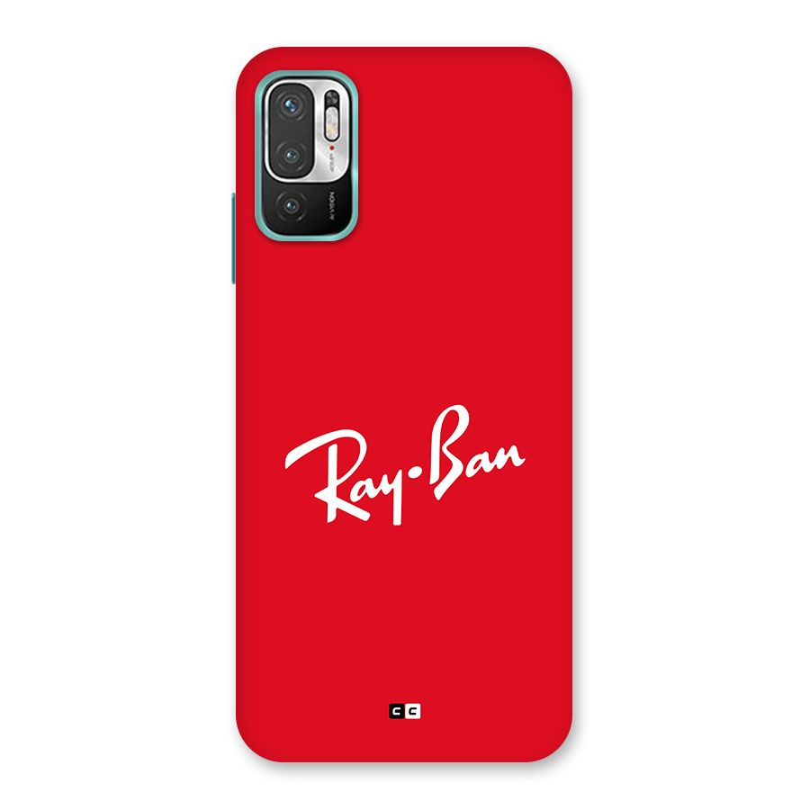 Luxury Red Back Case for Redmi Note 10T 5G