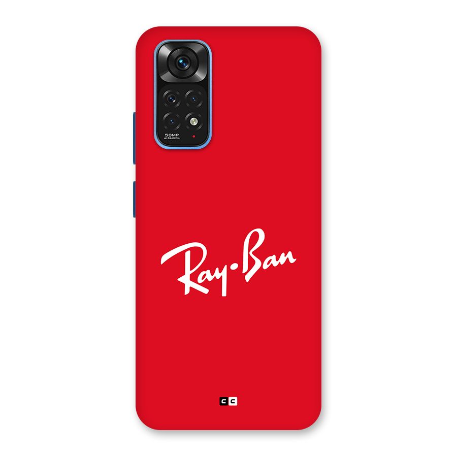 Luxury Red Back Case for Redmi Note 11S