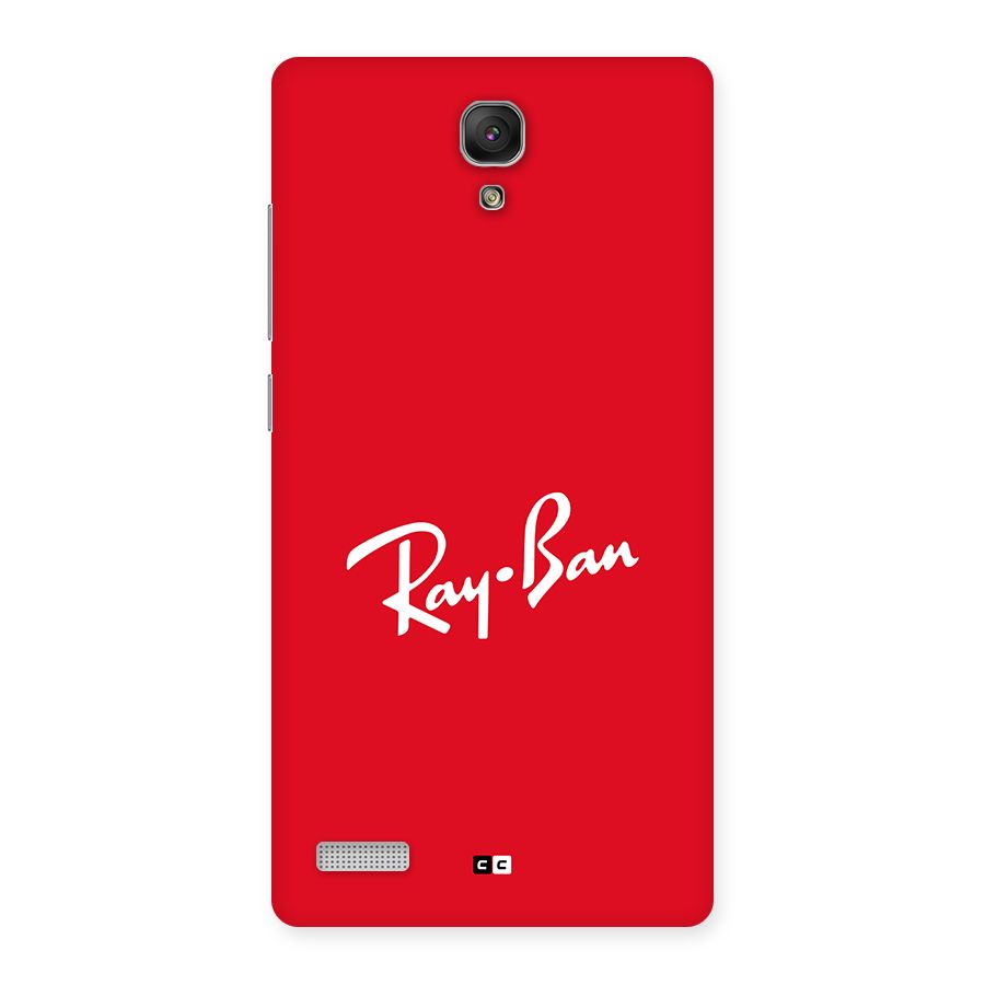 Luxury Red Back Case for Redmi Note Prime