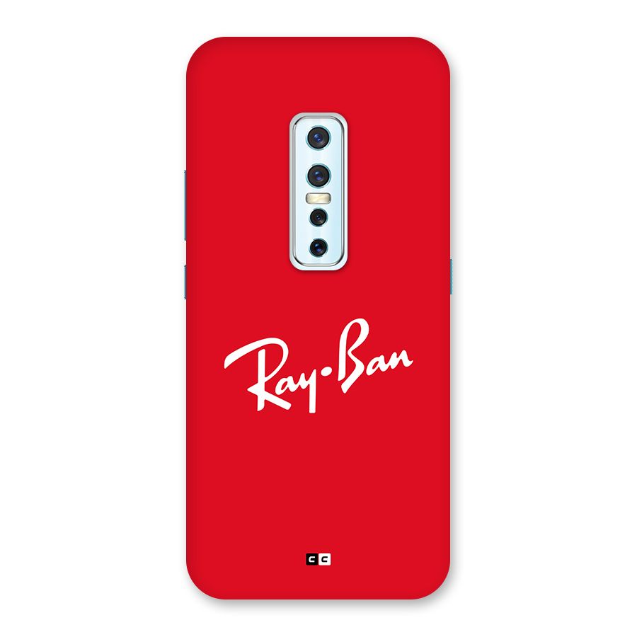 Luxury Red Back Case for Vivo V17 Pro