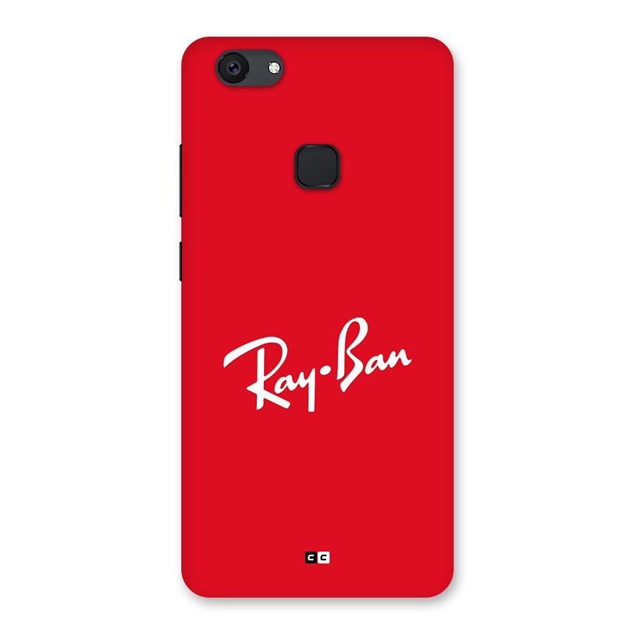 Luxury Red Back Case for Vivo V7 Plus
