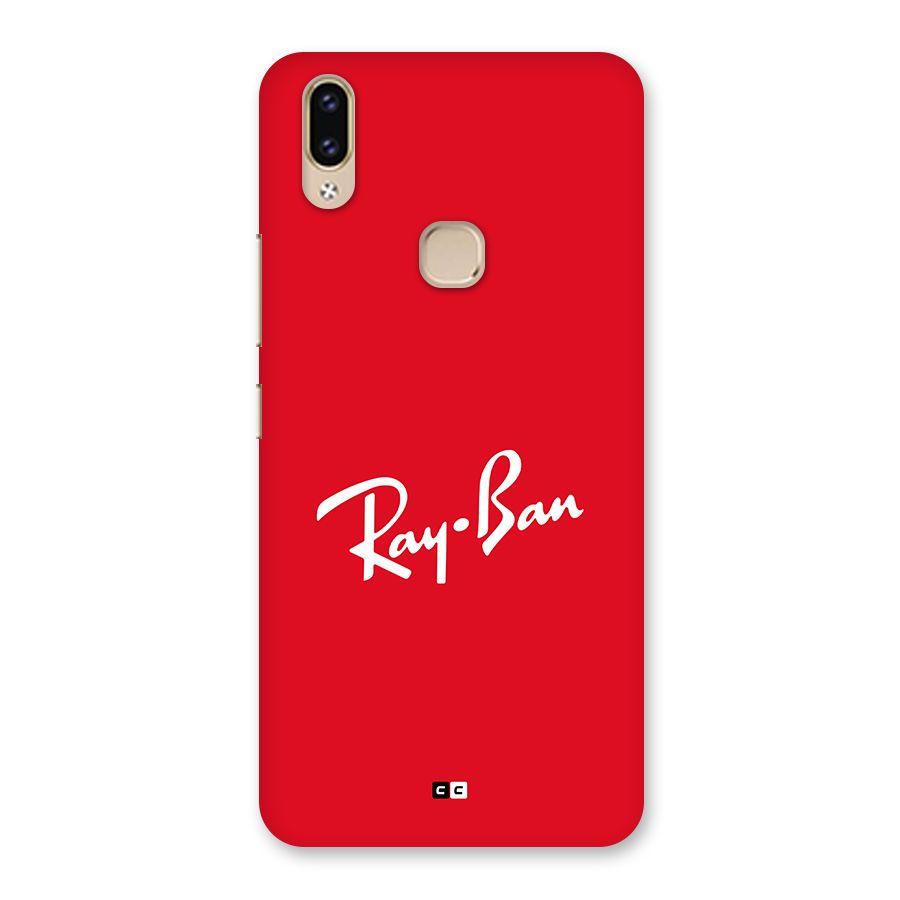 Luxury Red Back Case for Vivo V9 Youth