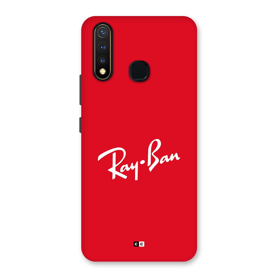 Luxury Red Back Case for Vivo Y19