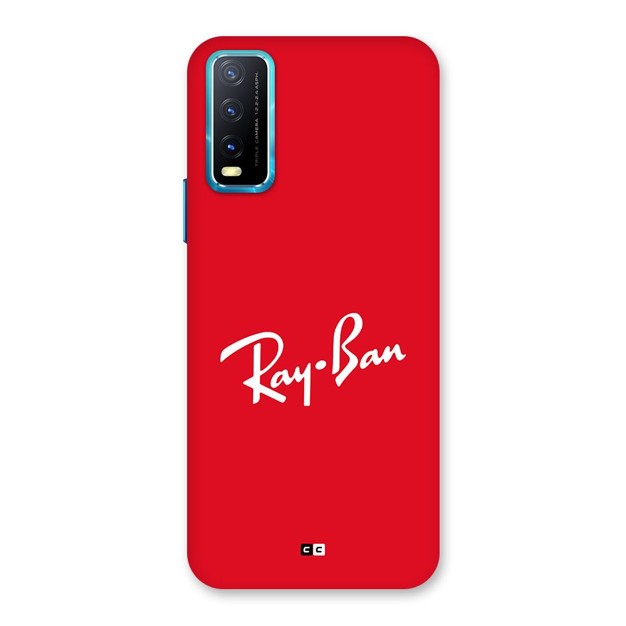 Luxury Red Back Case for Vivo Y20