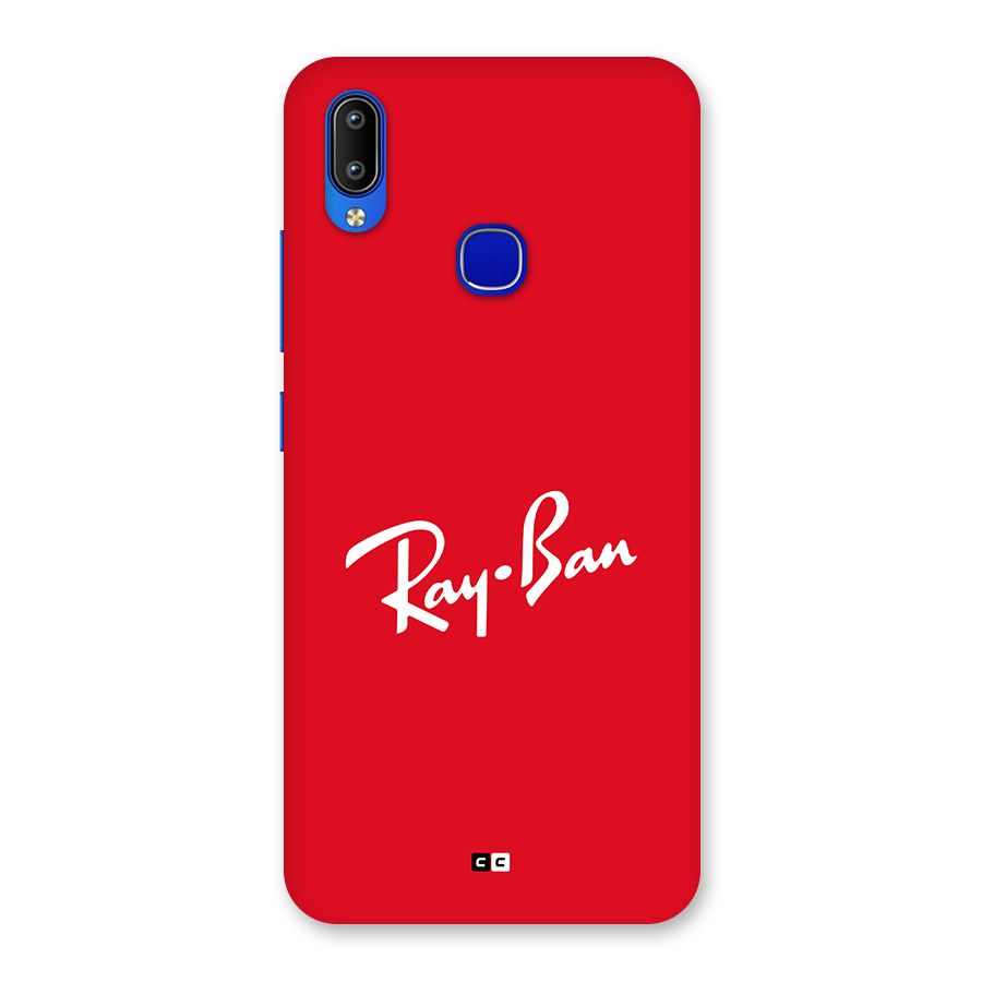 Luxury Red Back Case for Vivo Y91