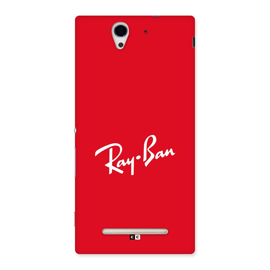 Luxury Red Back Case for Xperia C3