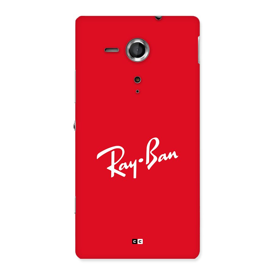 Luxury Red Back Case for Xperia Sp