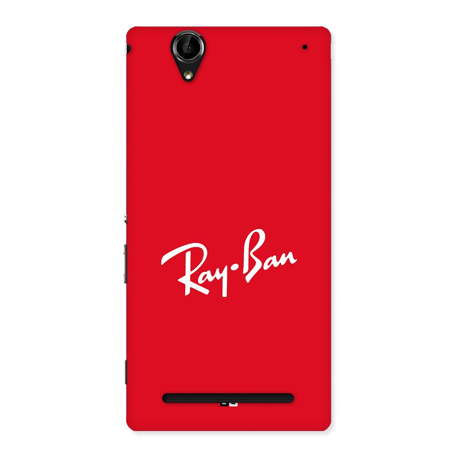 Luxury Red Back Case for Xperia T2