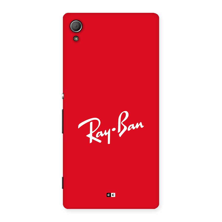 Luxury Red Back Case for Xperia Z4