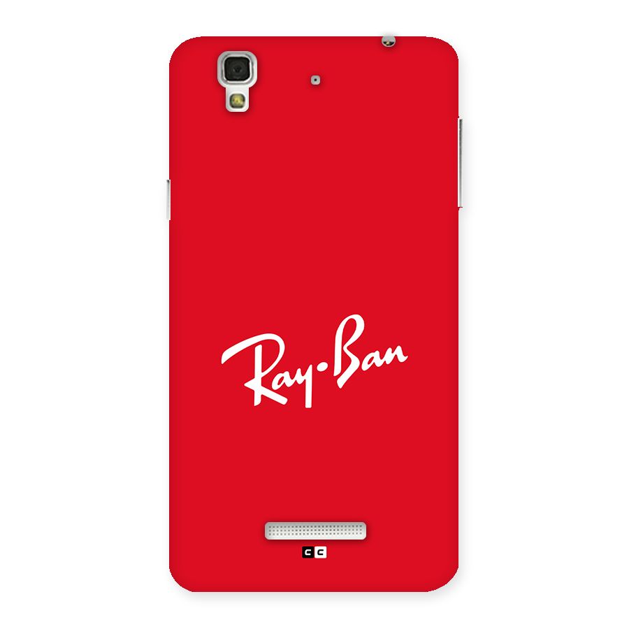 Luxury Red Back Case for Yureka