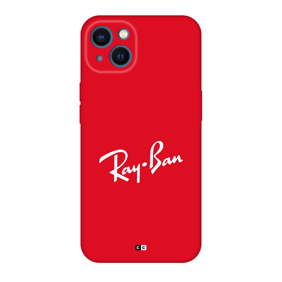 Luxury Red Back Case for iPhone 13