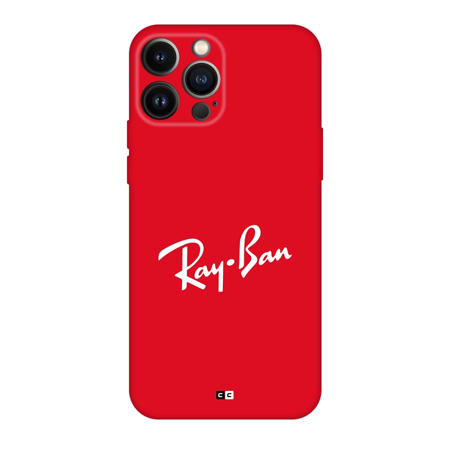 Luxury Red Back Case for iPhone 13 Pro Max