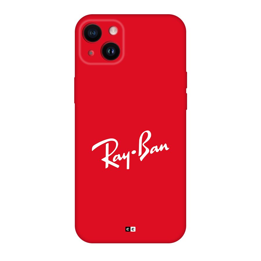 Luxury Red Back Case for iPhone 14 Plus