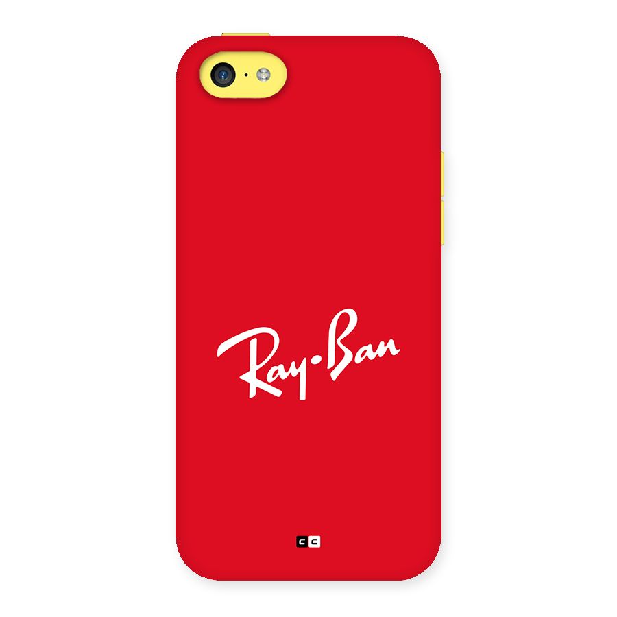 Luxury Red Back Case for iPhone 5C