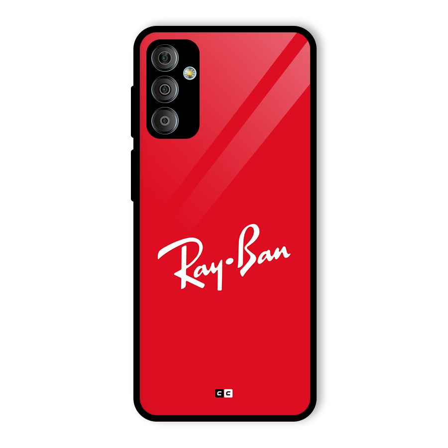 Luxury Red Glass Back Case for Galaxy F23
