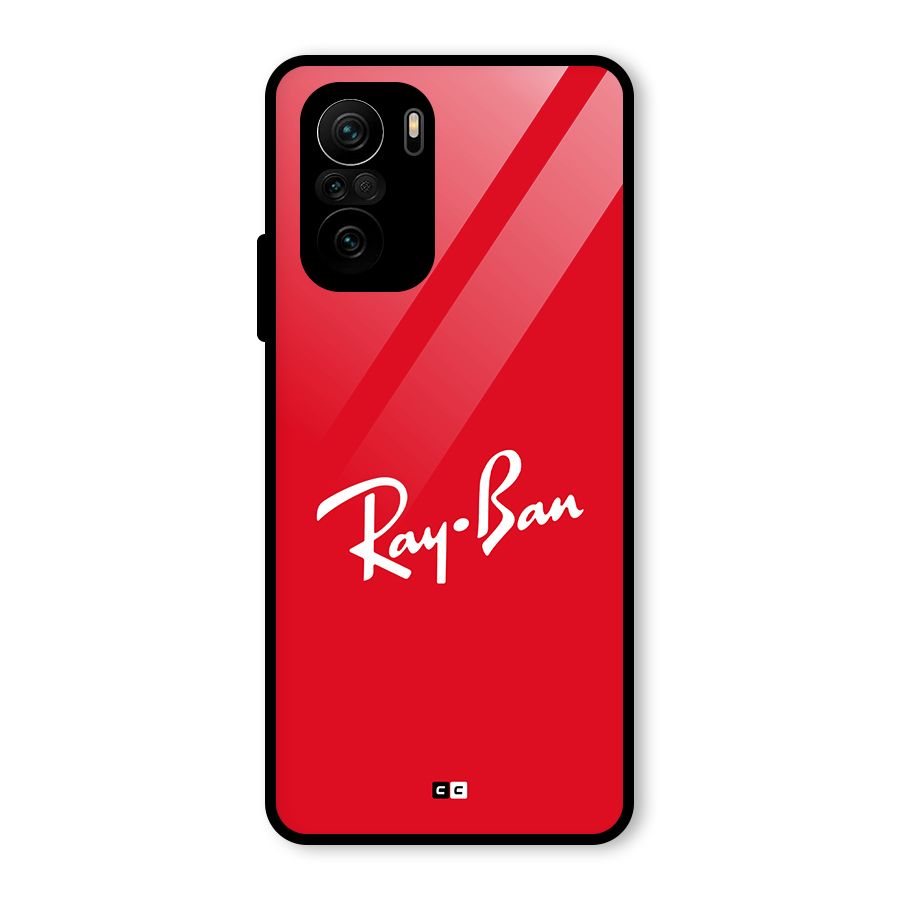 Luxury Red Glass Back Case for Mi 11x