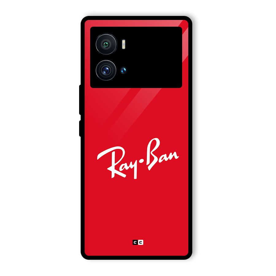 Luxury Red Glass Back Case for Vivo iQOO 9 Pro