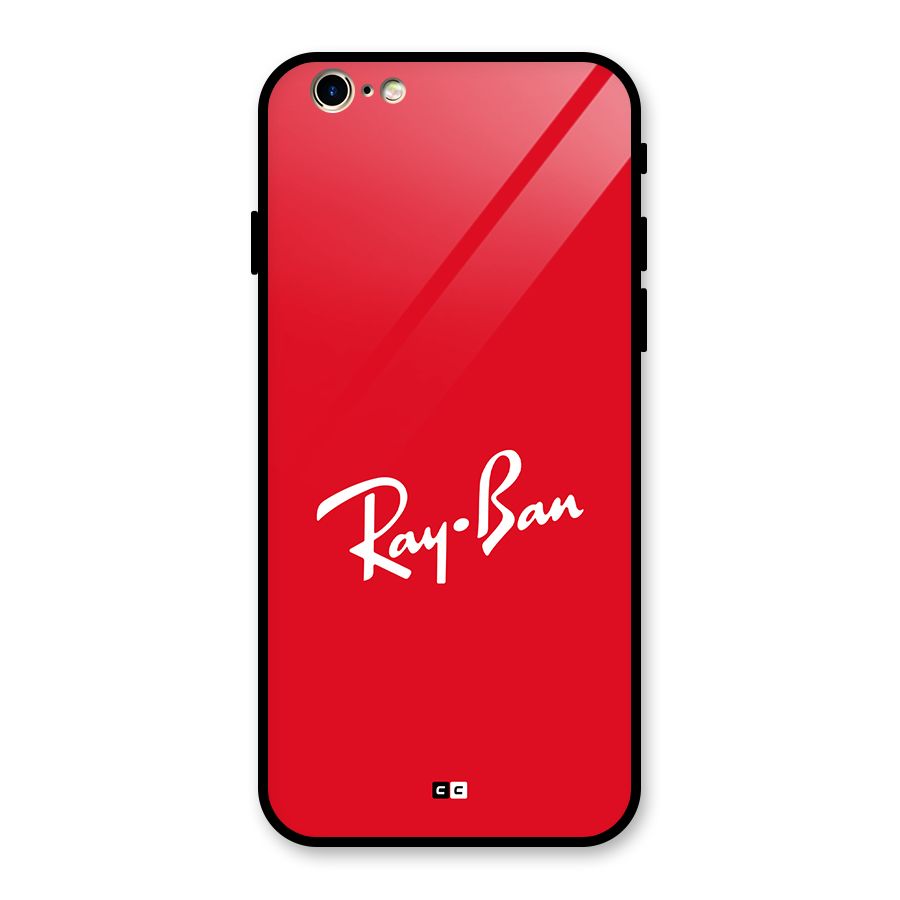 Luxury Red Glass Back Case for iPhone 6 6S