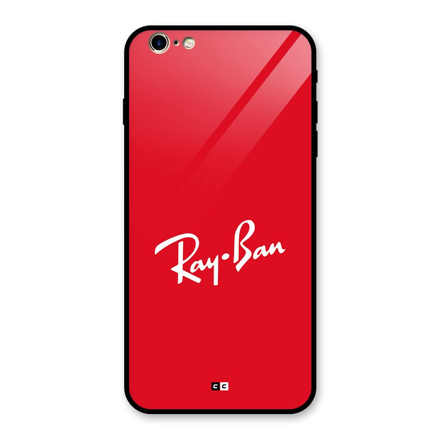Luxury Red Glass Back Case for iPhone 6 Plus 6S Plus