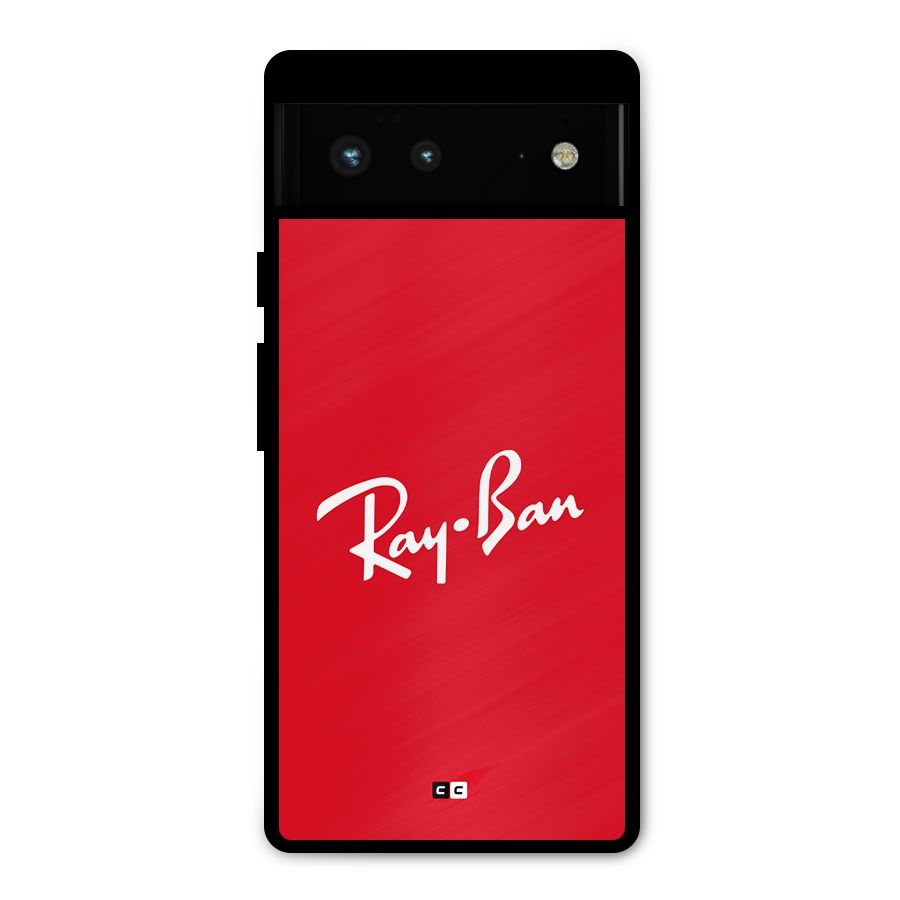 Luxury Red Metal Back Case for Google Pixel 6