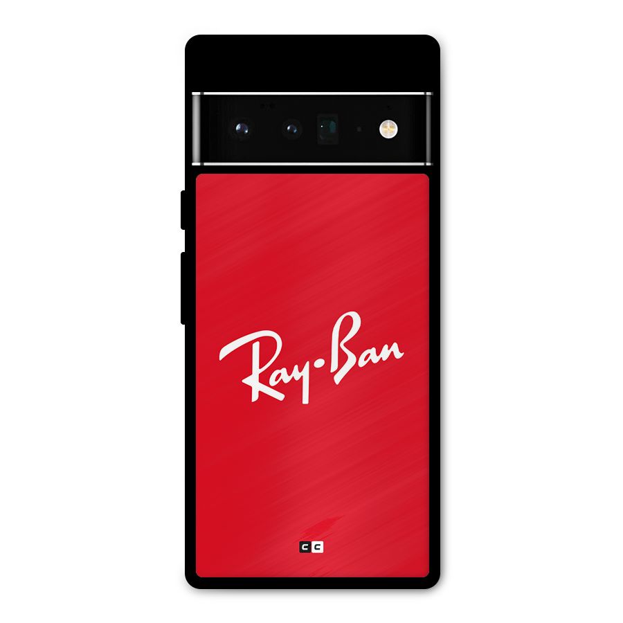 Luxury Red Metal Back Case for Google Pixel 6 Pro