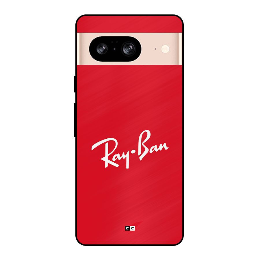 Luxury Red Metal Back Case for Google Pixel 8