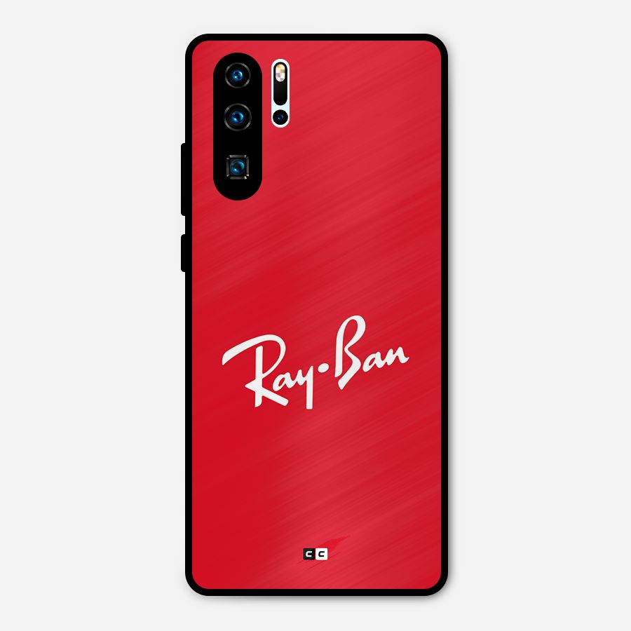 Luxury Red Metal Back Case for Huawei P30 Pro