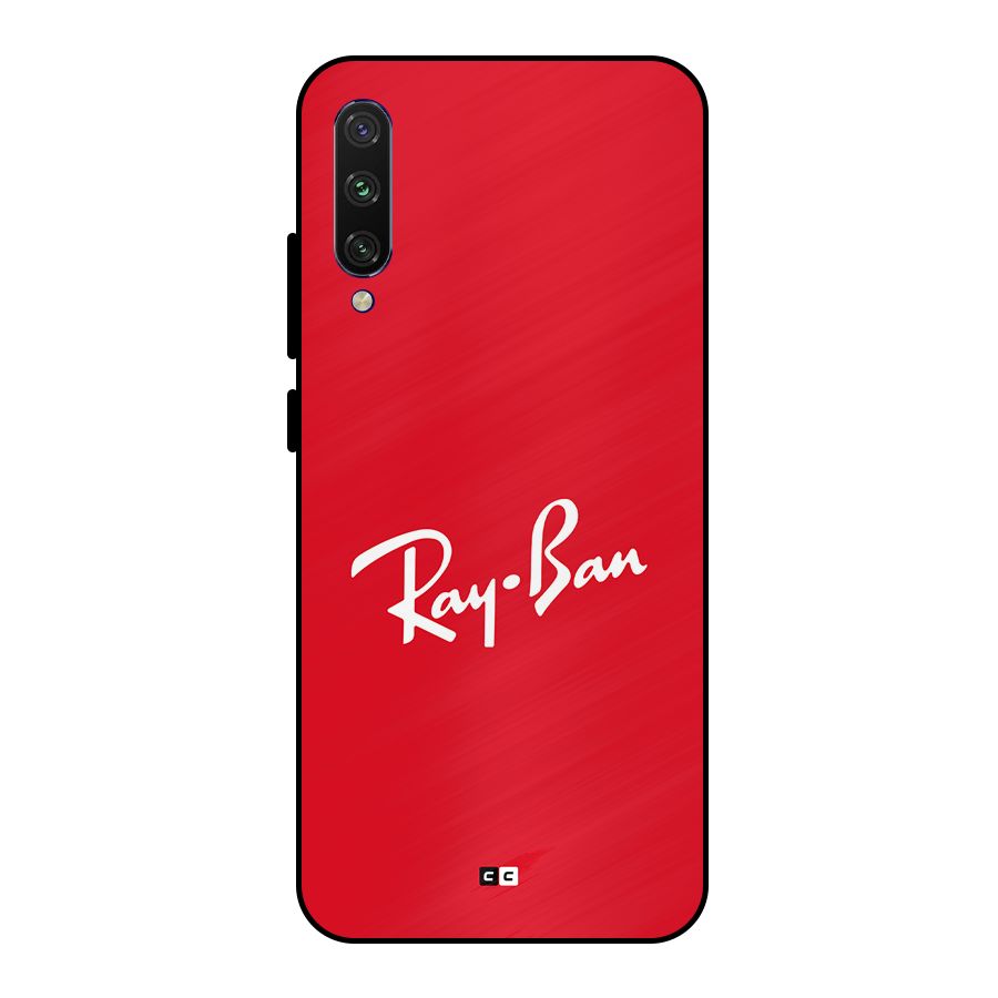 Luxury Red Metal Back Case for Mi A3