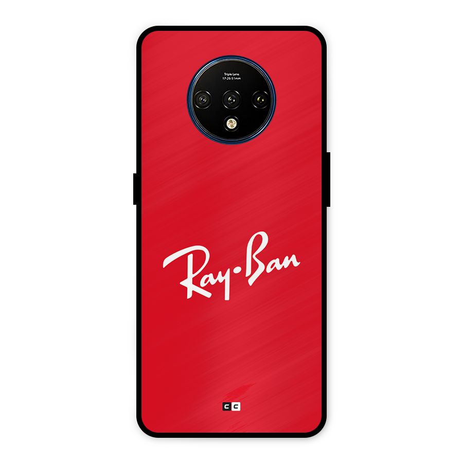 Luxury Red Metal Back Case for OnePlus 7T