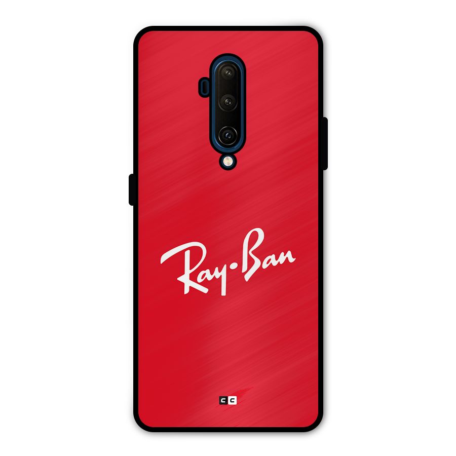 Luxury Red Metal Back Case for OnePlus 7T Pro