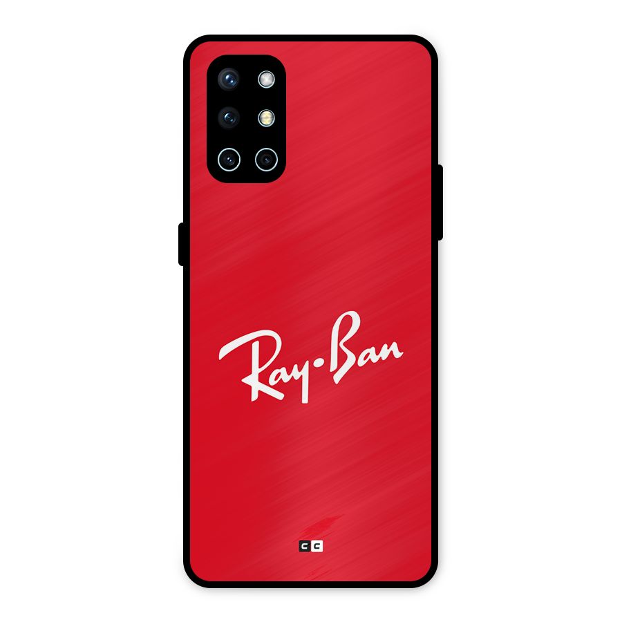 Luxury Red Metal Back Case for OnePlus 9R
