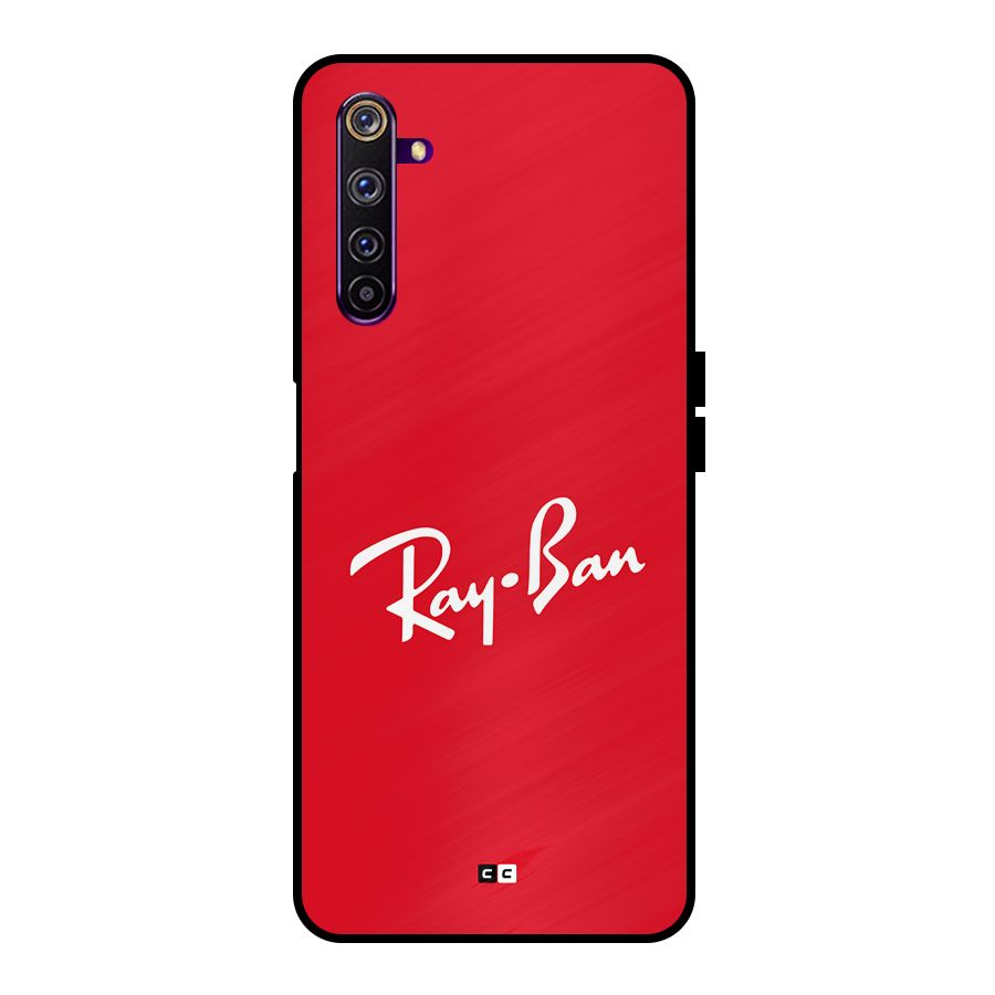 Luxury Red Metal Back Case for Realme 6 Pro