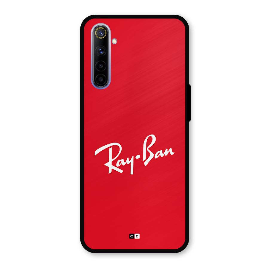 Luxury Red Metal Back Case for Realme 6i