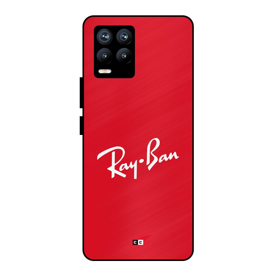Luxury Red Metal Back Case for Realme 8