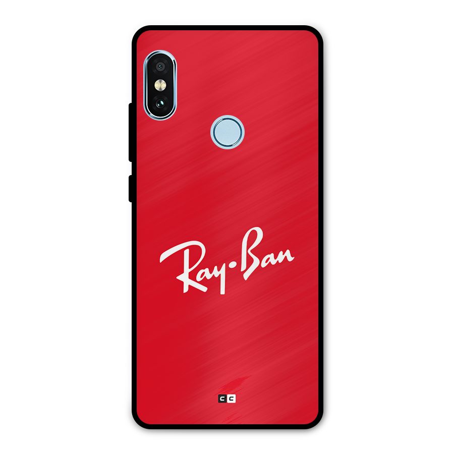 Luxury Red Metal Back Case for Redmi Note 5 Pro