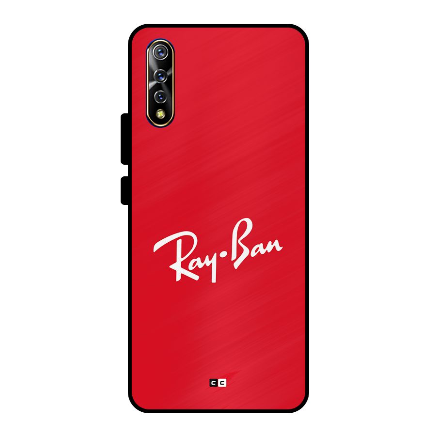 Luxury Red Metal Back Case for Vivo S1