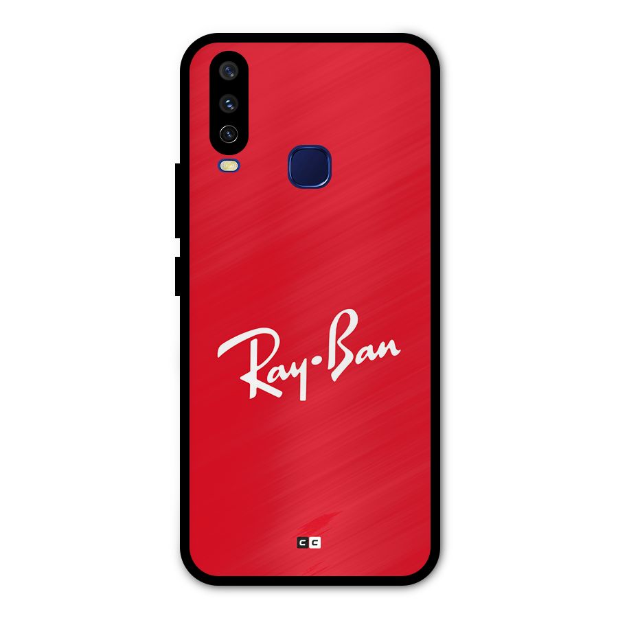 Luxury Red Metal Back Case for Vivo U10